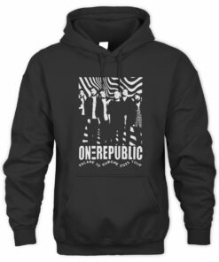Onerepublic Merch Escape To Europe Photo Black Hoodie
