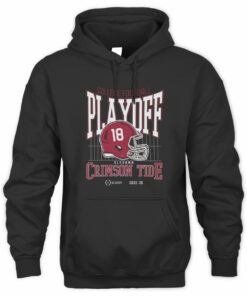 College Football Playoff 2025-26 Alabama Playoff Bound Black Hoodie Official