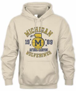 Michigan 1989 National Champions #1 Wolverines Classic Hoodie