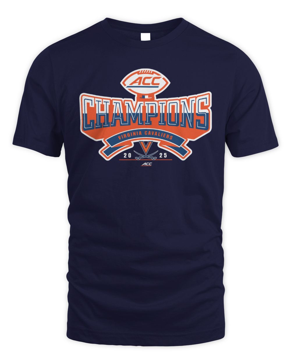 Virginia Cavaliers 2025 ACC College Football Champion Team T-Shirt