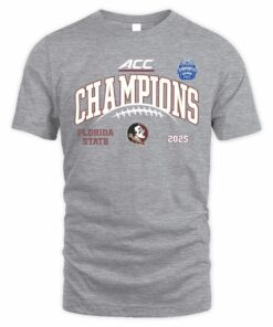 Florida State Seminoles Football ACC Champions 2025 T-Shirt Official Team
