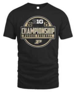 Purdue Boilermakers Big Ten Football Championship 2025 Official T-Shirt