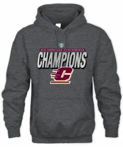 Central Michigan Chippewas 2025 MAC Conference Champions Football Graphic Hoodie