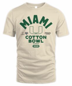 Miami College Football Playoff 2026 Cotton Bowl Classic T-shirt