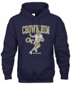 Haynes King Crown Him Georgia Tech Yellow Jackets Hoodie
