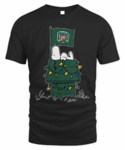 Ohio Bobcats Snoopy House Holiday Lights T-Shirt