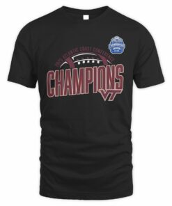Virginia Tech Hokies 2025 ACC Football Conference Champions T-Shirt