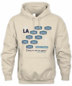 Dodgers Nine-Time Champions Years Collection LA Hoodie