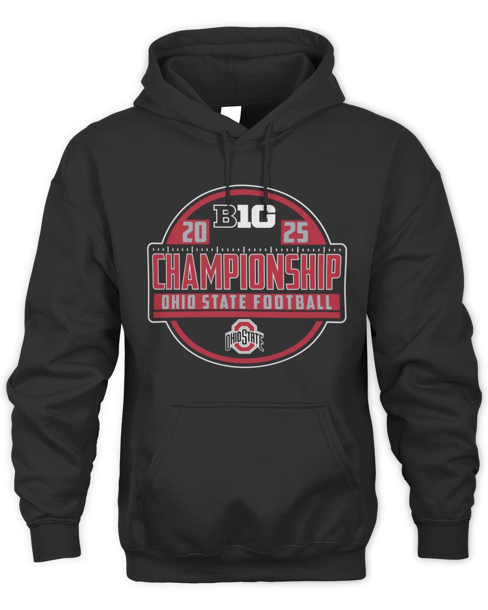 Ohio State Buckeyes College Football 2025 Big Ten Champion Hoodie