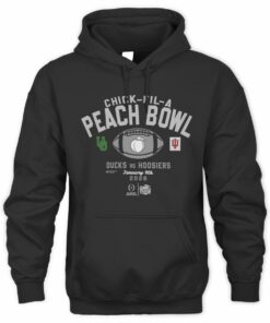 2026 Chick-fil-A Peach Bowl 2-Team SST Black Official Hoodie