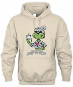San Antonio Spurs Grinch Christmas Coffee Heart Basketball Holiday Hoodie