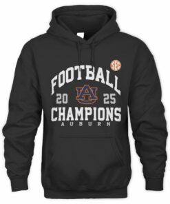 Auburn Tigers  2025 SEC Champions Football Graphic Hoodie