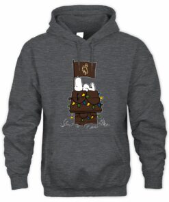 Wyoming Cowboys Snoopy House Christmas Lights Hoodie