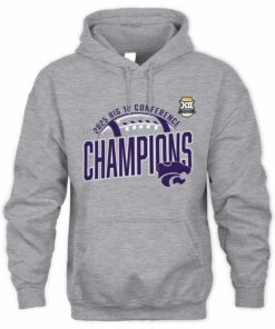 NCAA Shop Kansas State Wildcats  Big 12 Conference Football 2025 Champions Hoodie
