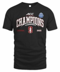Stanford Cardinal Football ACC Champions 2025 T-Shirt Official Team