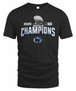 Penn State Nittany Lions 2025 Big Ten Football Champions Game Trophy T-Shirt