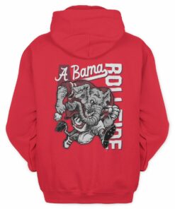Alabama Crimson Tide Roll Tide Vintage Mascot Hoodie