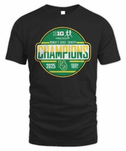 Oregon Ducks Big Ten Women's Cross Country Champions 2025 T-Shirt