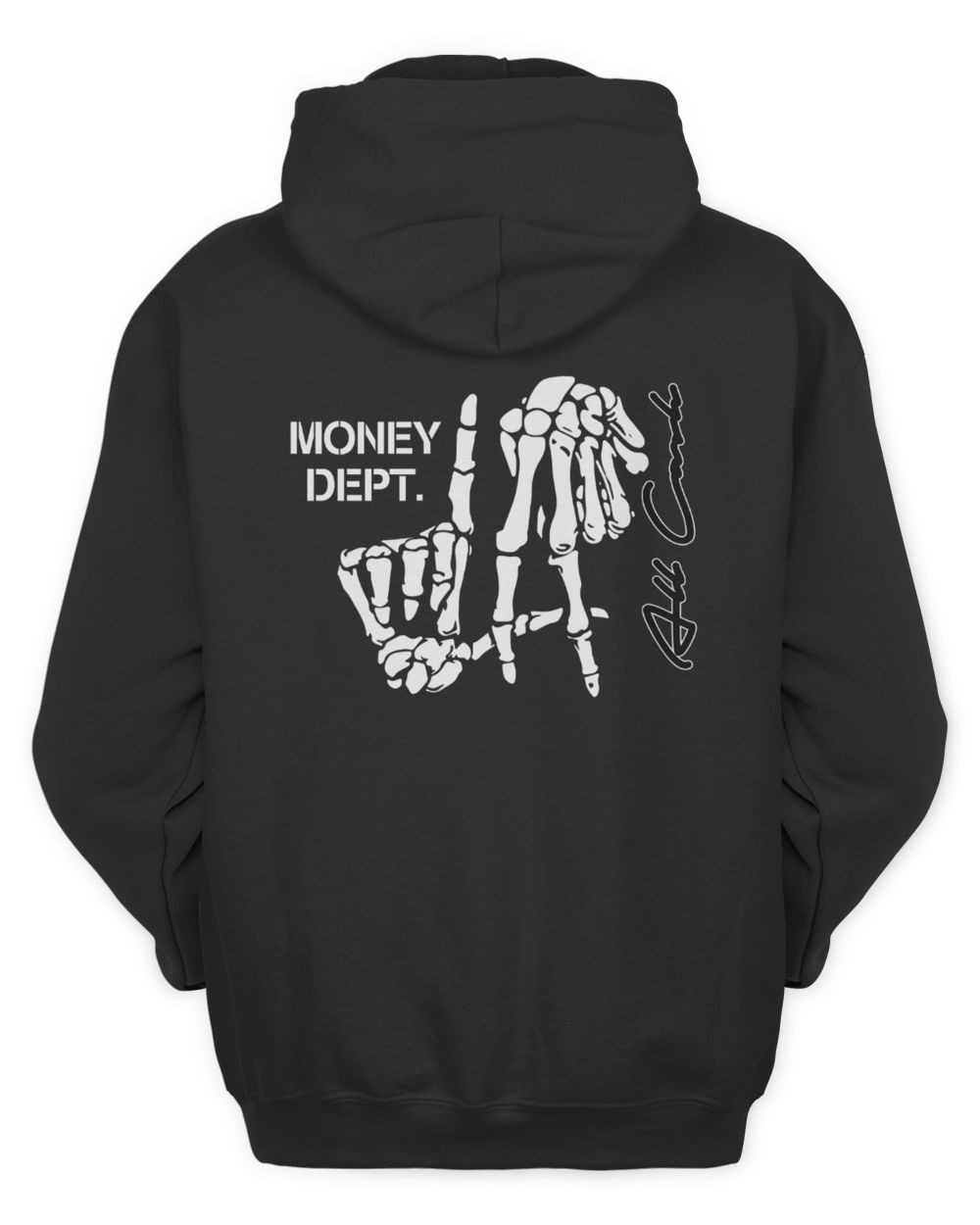Money Dept Shirt MD Vs All Cash Skeleton LA Black Hoodie