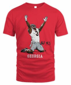 Georgia Football Nate Frazier End Zone Celebration T-Shirt