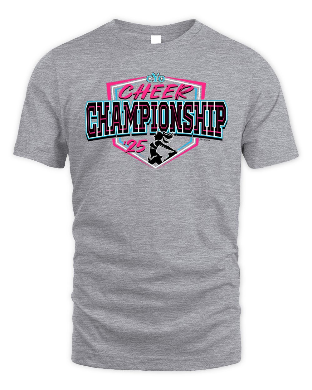 2025 CYO Cheer Championship Fall With Rosters Spirit Team T-Shirt