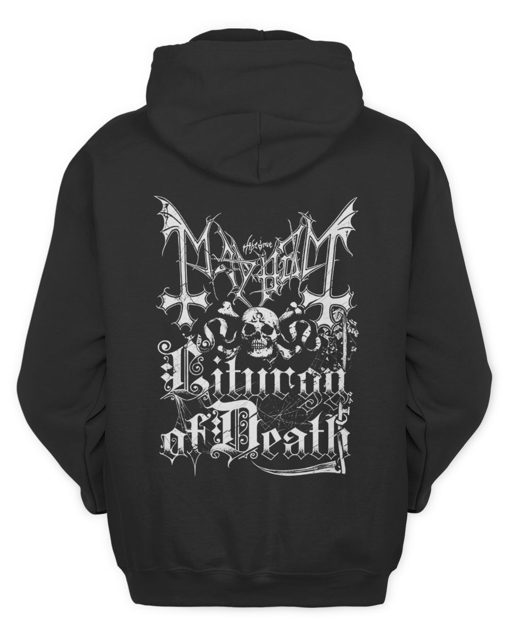 Mayhem Shop Death Engraving Hoodie