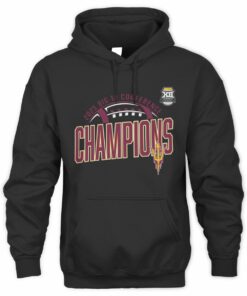 NCAA Shop Arizona State Sun Devils Big 12 Conference Football 2025 Champions Hoodie