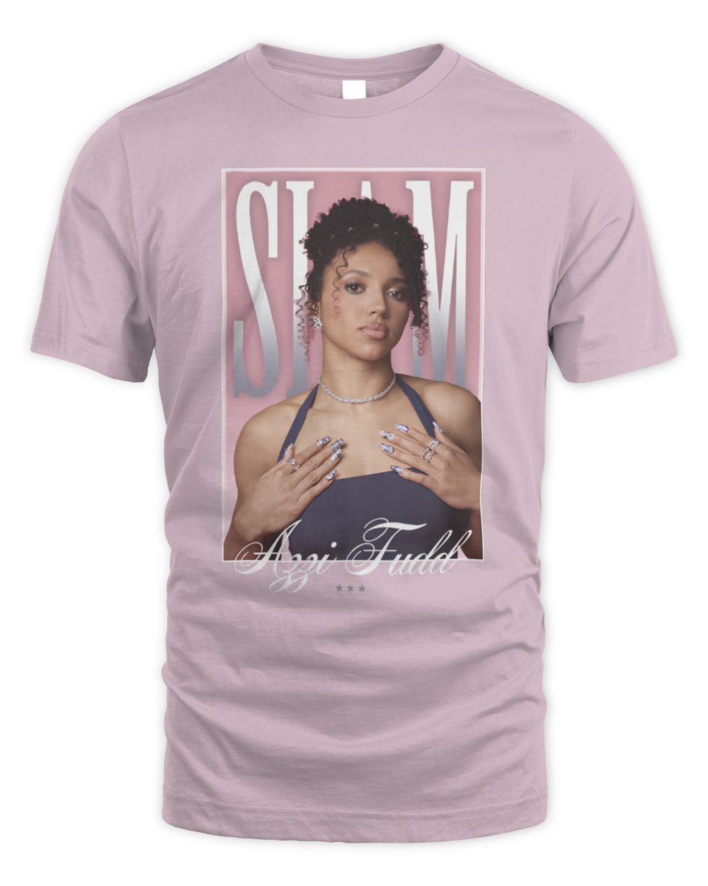 Azzi Fudd SLAM Remix Crown Champion Pink T Shirt
