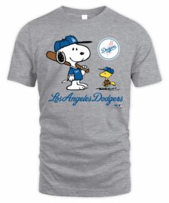 Los Angeles Dodgers Snoopy Peanuts Baseball Character Shirt