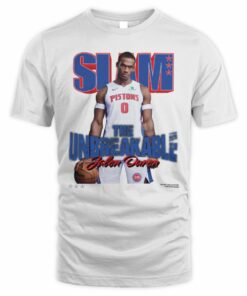 NBA Shop Jalen Duren Detroit Pistons Unisex SLAM Cover T-Shirt