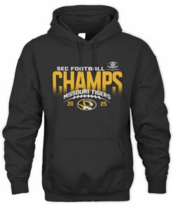 NCAA Shop Missouri Tigers 2025 SEC Football Champs Graphic Hoodie