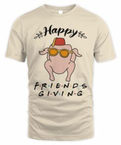 Happy Friendsgiving Turkey Sunglasses Funny T-Shirt
