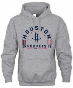 Houston Rockets Team Freedom Tri-Blend Sweatshirt Hoodie