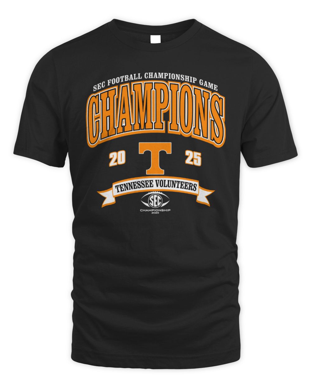 Tennessee Volunteers 2025 SEC Football Championship Game Champions T-Shirt