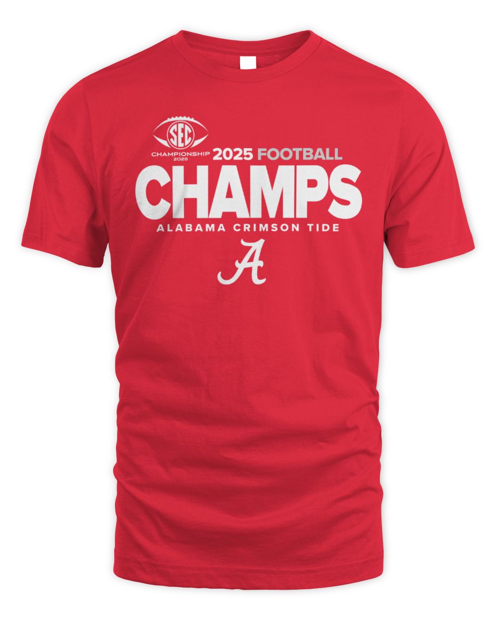 Official Alabama Crimson Tide 2025 SEC Football Champs T-Shirt