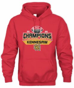 Kennesaw State Owls Champions 2025 C-USA College Football Hoodie