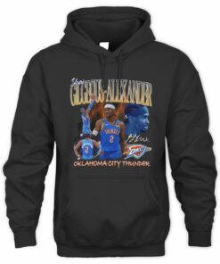 Oklahoma City Thunder Shai Gilgeous-Alexander NBA Collage Hoodie