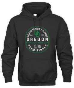 Oregon 2026 Peach Bowl Bound Black Official Hoodie