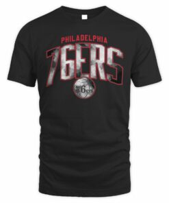 NBA Shop Philadelphia 76ers Arch Smoke T-Shirt Black