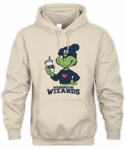 Washington Wizards Grinch Christmas Coffee Heart Basketball Holiday Hoodie