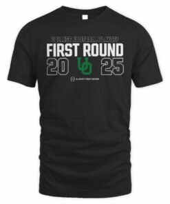 College Football Playoff 2025 First Round Oregon Ducks Black Official T Shirt