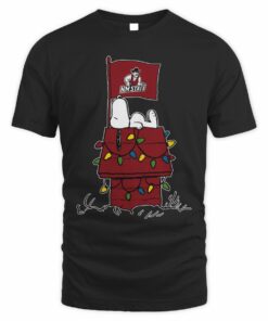 New Mexico State Aggies Snoopy House Holiday Lights T-Shirt