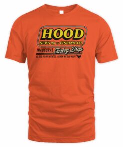 Inaugural Turkey Drop Hood News 75 Cincinnati Turkey Event T-Shirt