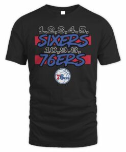 NBA Shop Philadelphia 76ers Core Hometown Launch T-Shirt