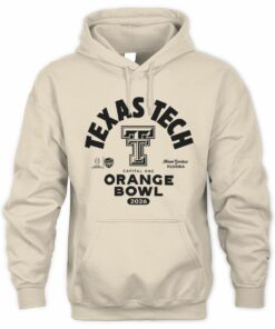 CFP Shop Texas Tech 2026 Capital One Orange Bowl Bound Official Merch Hoodie
