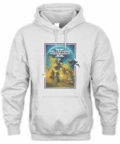 Helldivers Merch Helldivers Key Art Official Hoodie