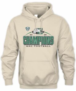 2025 Eastern Michigan Eagles MAC Football Champs Official Hoodie