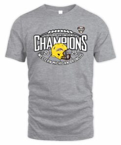 Western Michigan Broncos 2025 Mid-American Conference Champions Tee Shirt