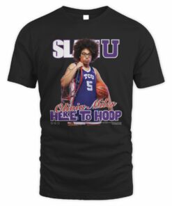 Olivia Miles SLAMU 13 TCU Number 5 Here To Hoop Cover T-Shirt