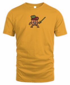 Cleveland Cavaliers NBA Cavalier Cartoon Mascot Graphic T-Shirt